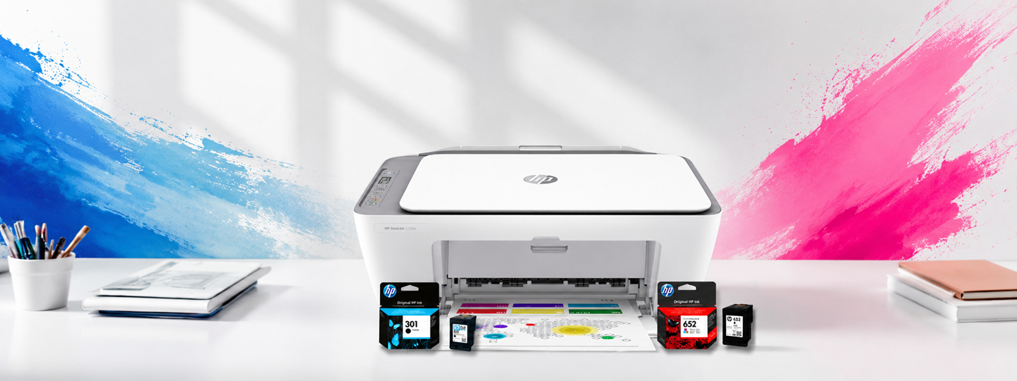 HP és Canon nyomtatókhoz készült eredeti festékpatronok, valamint az Epson és Brother EcoTank tartályok