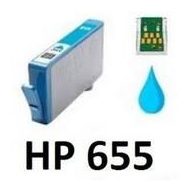   HP 655 XL C CZ110AE utángyártott cyán tintapatron nagykapacitású)