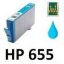 HP 655 XL C CZ110AE utángyártott cyán tintapatron nagykapacitású)