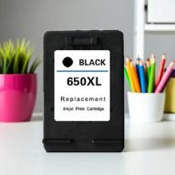 HP 650XL (CZ101AE) BK utángyártott tintapatron fekete 