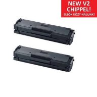   Samsung MLT-D111L (MLT-D111L) V2 duplapack utángyártott toner V2-es chip-pel (SL-M2022/2070)